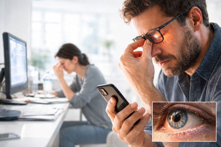 Celular e computador estão prejudicando sua visão?